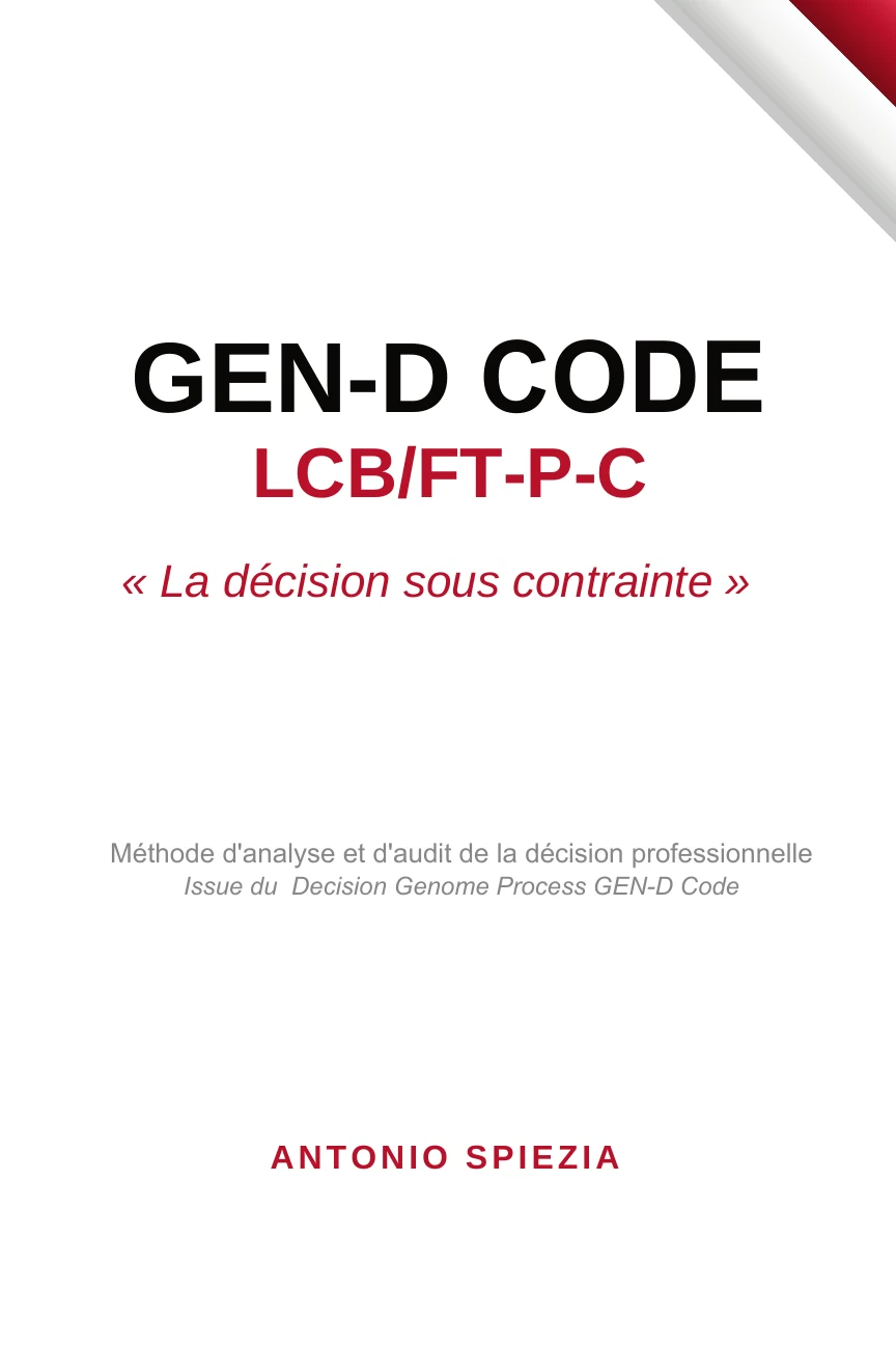 Couverture du second volume GEN-D CODE LCB/FT-P-C d’Antonio Spiezia
